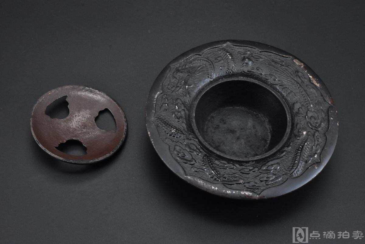 南部铁器灰皿一件灰皿烟灰缸