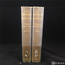 1910年《查理五世本纪》（全2卷），布面精装