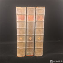 1764-66年巨型套书《插图版英国史》（3卷全），70多幅插图，8开本，净重超9公斤