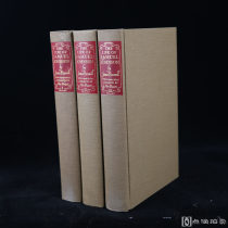 63年《约翰逊博士传》（全3卷），布面精装，最著名的传记类作品，18世纪被成为约翰逊时代
