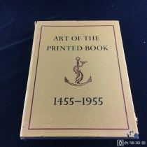 《印刷作品五百年的艺术》 1973年由the pierpont morgan library出版，硬精装带护封，插图本。 