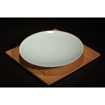 人間国宝【塚本快示】唐草纹果子皿供箱(尺寸22.5cm)