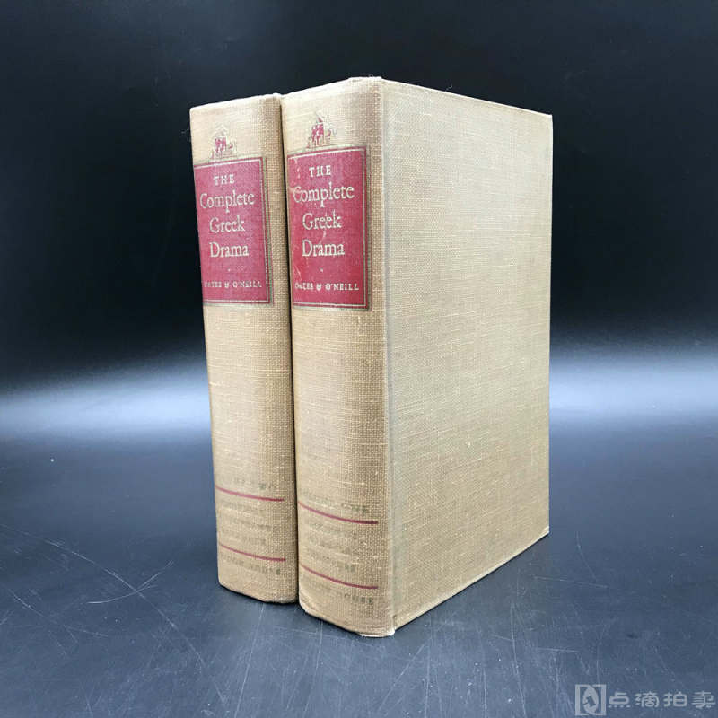1938年，《古希腊戏剧全集》（全2卷），兰登书屋版，漆面精装18开