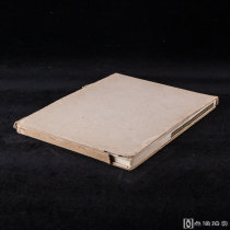 大开本画册！超高清大幅彩色图片 1955年布拉格出版《19世纪古典主义绘画》1册（法语）布面精简装帧 文字烫金 带有书衣  