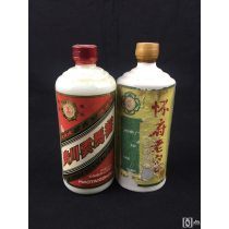 89年、“贵州云马”“怀府老窖”2种2瓶