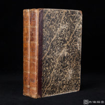 1841年 巴黎L.CURMER出版《 法国人自画像版画集》2册（法语）、大理石纹纸面及书口、十九世纪法国作家作品的选集