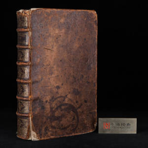 大开本！法国社会研究的珍贵资料！1666年巴黎出版《洛索作品集》1巨册，真皮装帧 烫金竹节背