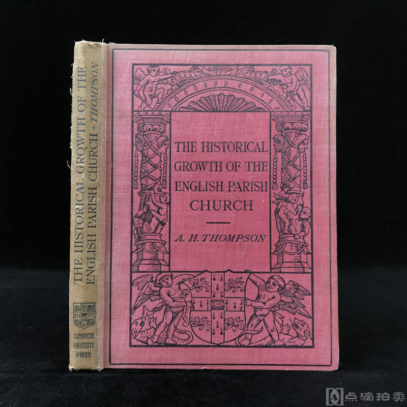 1911年，《英国教堂发展史》，约20幅插图，漆布精装