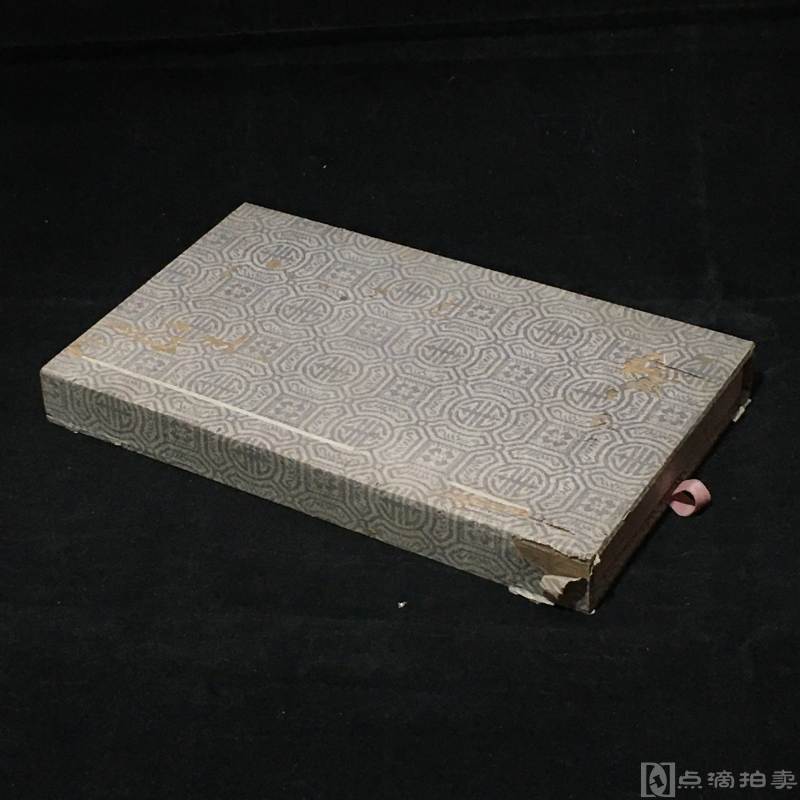 五六十年代旧制 薛涛笺 一盒，三种样式共40张