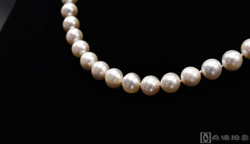 （Vd1675）《珍珠饰品》项链1条 925银扣 珍珠洁白、