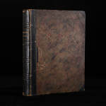 64幅钢版画！19世纪前期伦敦出版《威廉·霍加斯作品集》1册全，拼接装帧，皮脊，毛边本，英文作品集