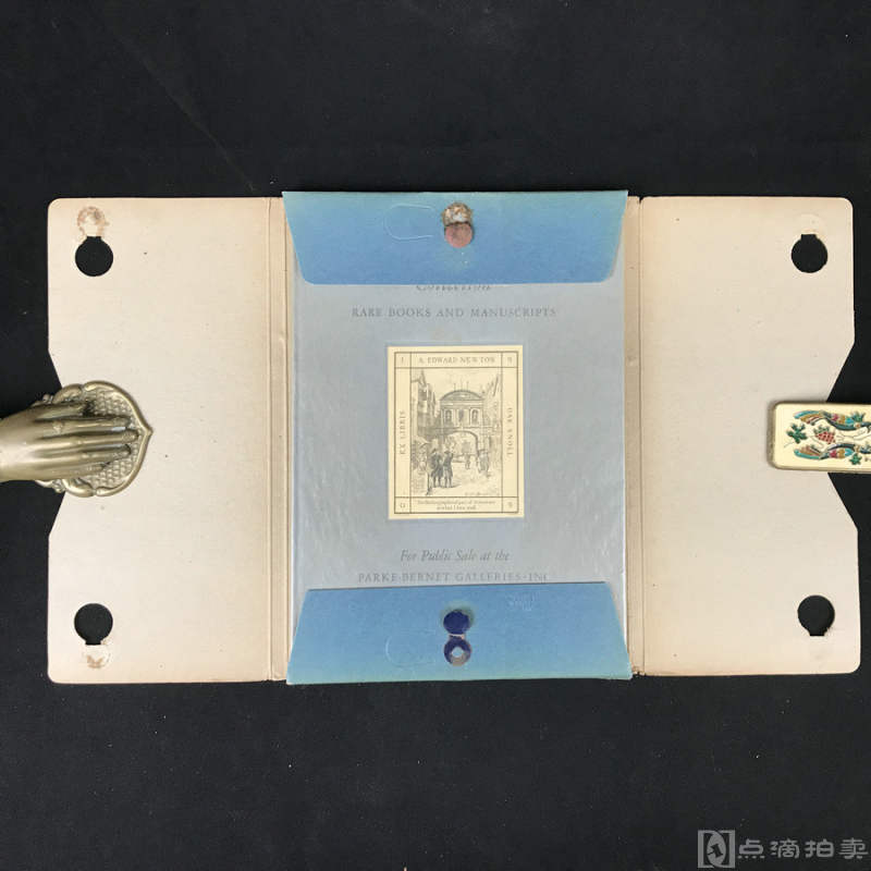 1941年，《爱德华·纽顿善本与手稿目录》，精装16开带书匣