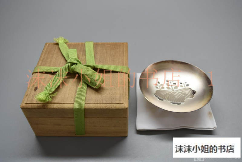 （甲2708）纯银《日本造币局制五七桐纹银盏》原盒1只 银盃 有日本造币局字样 