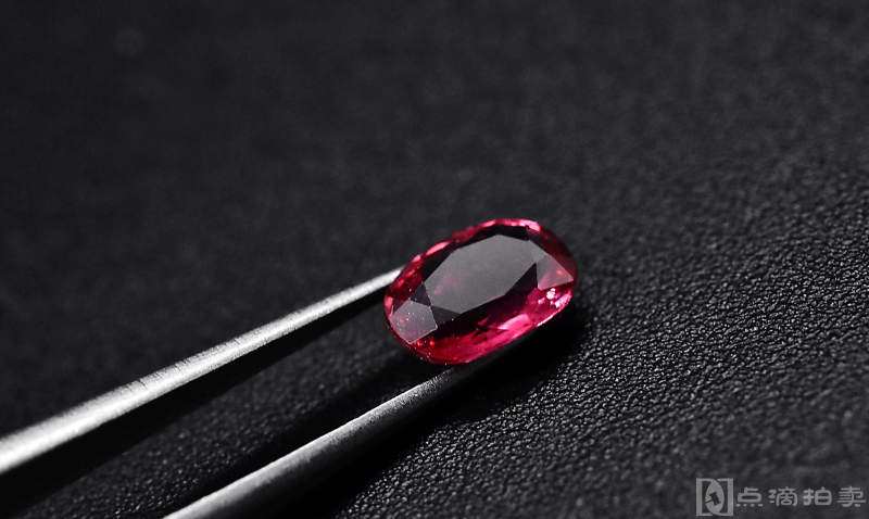 （V5854）红宝石0.45克拉，纯天然无烧色