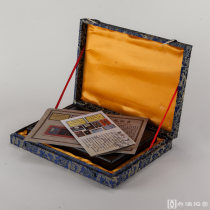 【徽歙老胡开文】1986年 历史人物陈墨，1盒8块，锦盒、漆盒装，附收藏证书	