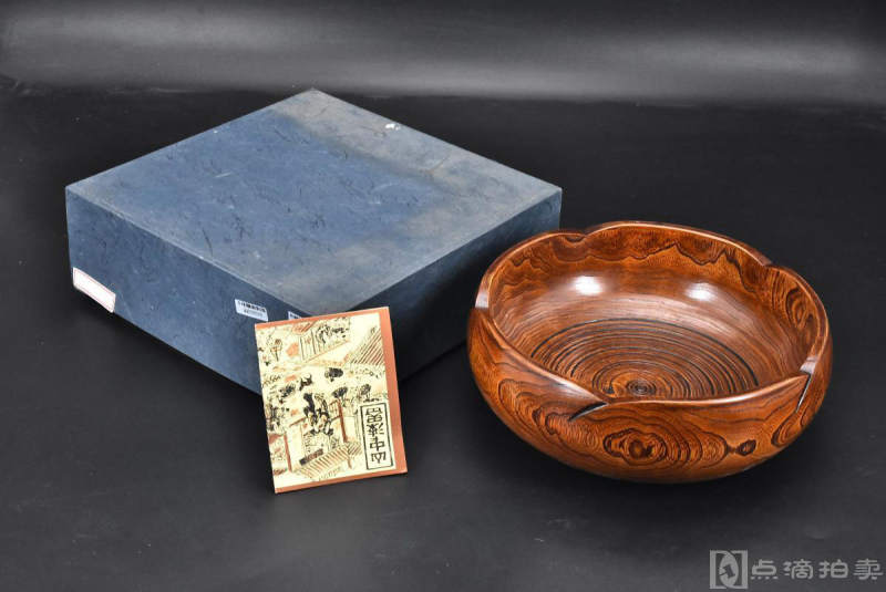（P7048）《日本传统工艺漆器》原盒圆钵一件