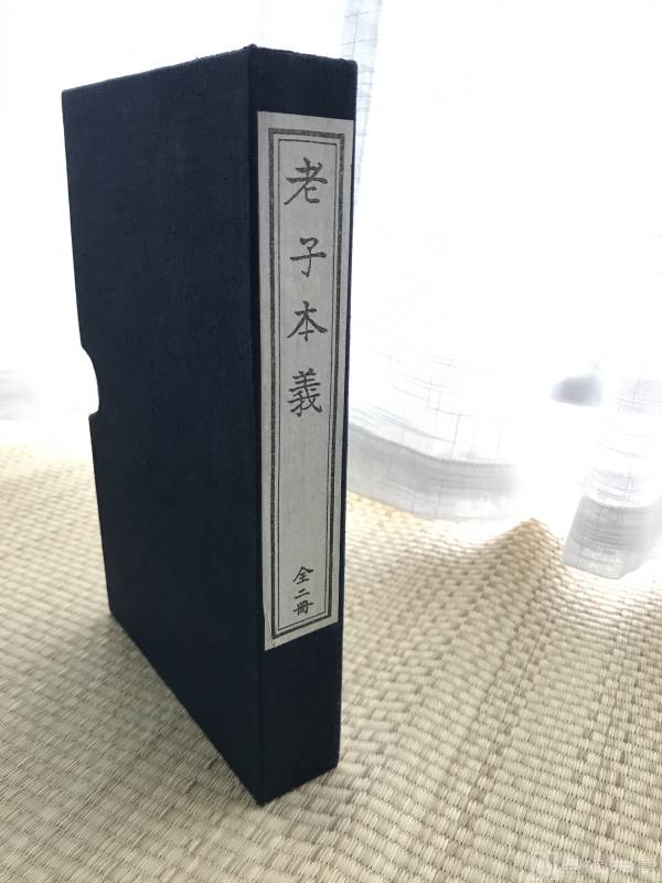 清代木板重刷《老子本义》一函二册全 魏源代表作 大字  1993年中国书店据原木板刷印