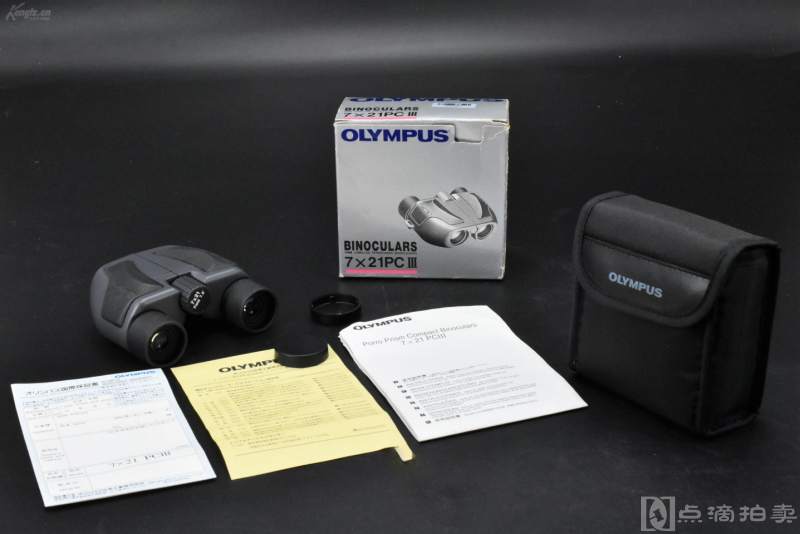（P5875）日本购回《OLYMPUS 奥林巴斯双筒便携望远镜》原盒一套 全新未使用