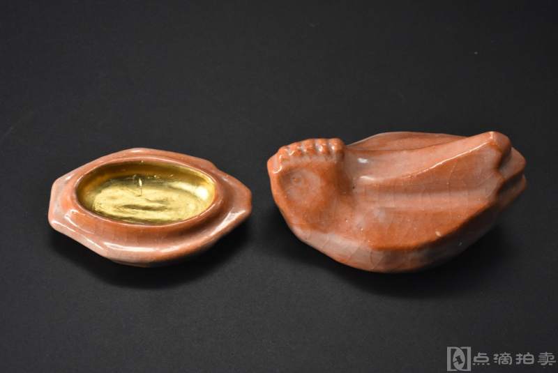 日本购回《香盒》一件 日本传统工艺陶瓷器 