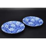 《日本传统工艺陶瓷器》圆盘餐具一套两件