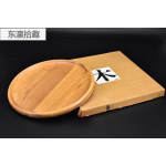 《日本传统工艺漆器》原盒漆盘一件 木胎漆器 