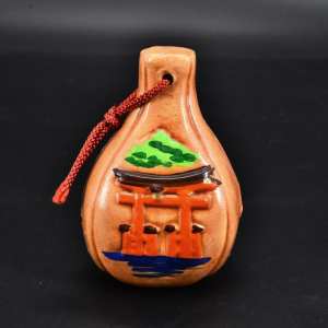 日本购回《陶瓷铃铛》一件 可悬挂 