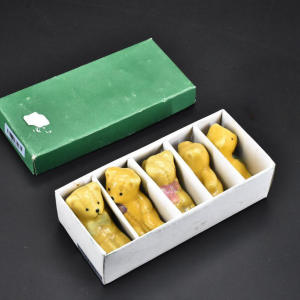 日本购回《小熊陶瓷筷枕》原盒五件全