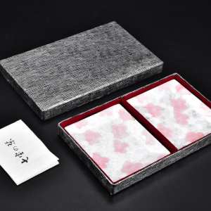 服部喜久 日本画府会会员《日本七宝烧》日本制精美方盘原盒两个 