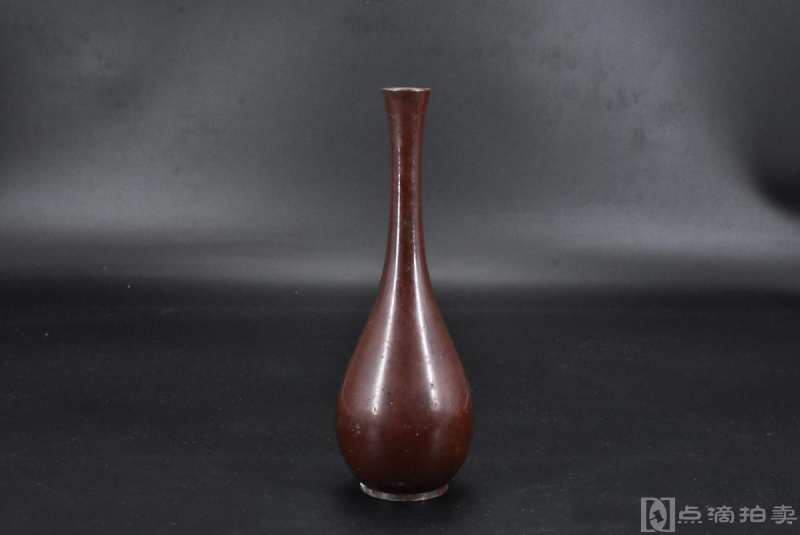 《日本铜花瓶》一个 瓶身造型精美