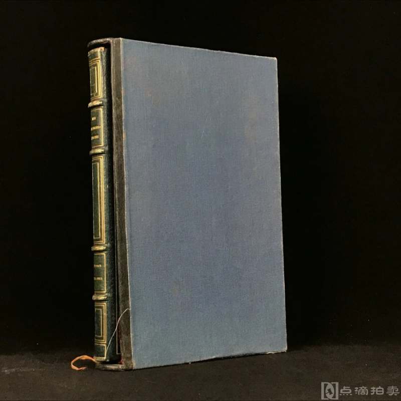 高档限量版特装本 1901年 匿名作者《她与他的信》 真皮精装16开带书匣