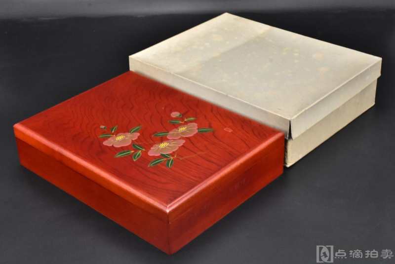 传统工艺漆器《漆盒》原盒一件