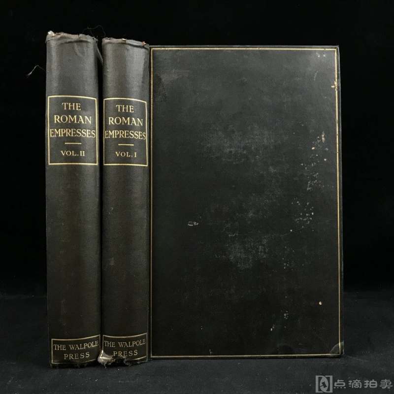 1899年 德塞维兹《古罗马皇后传》（全2卷） 漆布精装大32开