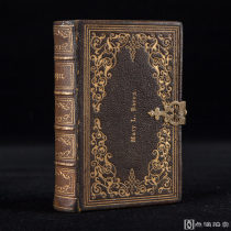 英国伦敦1858年出版 《公祷书/The Book of Common Prayer》 真皮精装 口袋书 黄铜扣 书口刷金  圣公会祈祷用书 