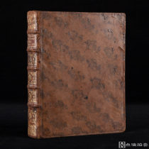 法国巴黎1750年Chez Didot出版《航海札记/Histoire Générale des Voyages》存第8卷 真皮精装 竹节背书脊 书口刷红