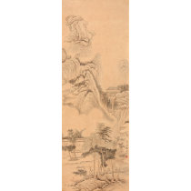 吴湖帆	山居图	尺寸约为	130×46cm	纸本立轴		