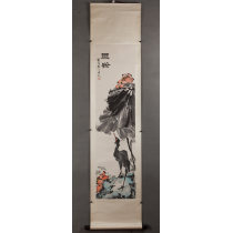 刘炳森 花鸟  尺寸约为130.5*33cm 纸本立轴
