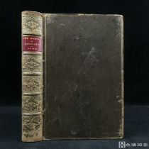 1885年，约翰·理查德·格林《英格兰的形成》，29幅地图，全真皮精装，五层竹节背，书脊烫金压花，书口石纹印染
