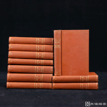 【法语】1828年，《莫里哀戏剧集》（全10卷），红色布面精装