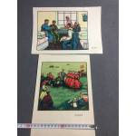 【买家自鉴】文革时期木板彩色画片，2张，品相不错。