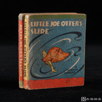 美国威斯康星州1929年、1930年Whitman Publishing Company出版 儿童文学 《水獭小乔的滑梯/Little Joe Otter's Slide》《小熊贝蒂的教训/Betty Bear's Lesson》 伯吉斯小说 有插画