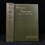 1912年，《陶瓷收藏者指南》，约200幅插图，漆布精装，书顶鎏金