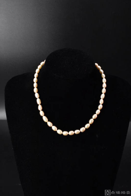 （P0775）《纯天然珍珠项链》一条