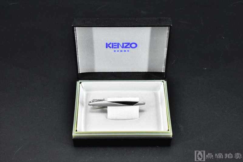 日本购回法国奢侈品《KENZO凯卓》原盒领带夹一件