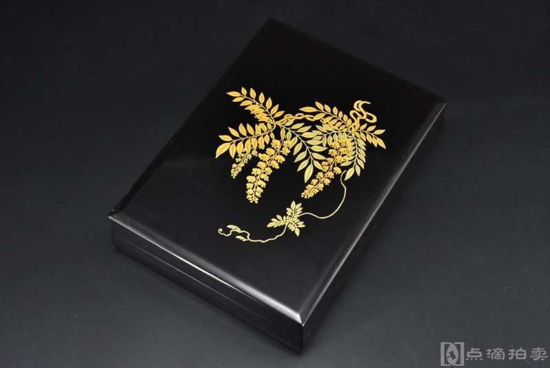 象彦《日本传统工艺漆器》墨盒一件 天然木胎漆器 