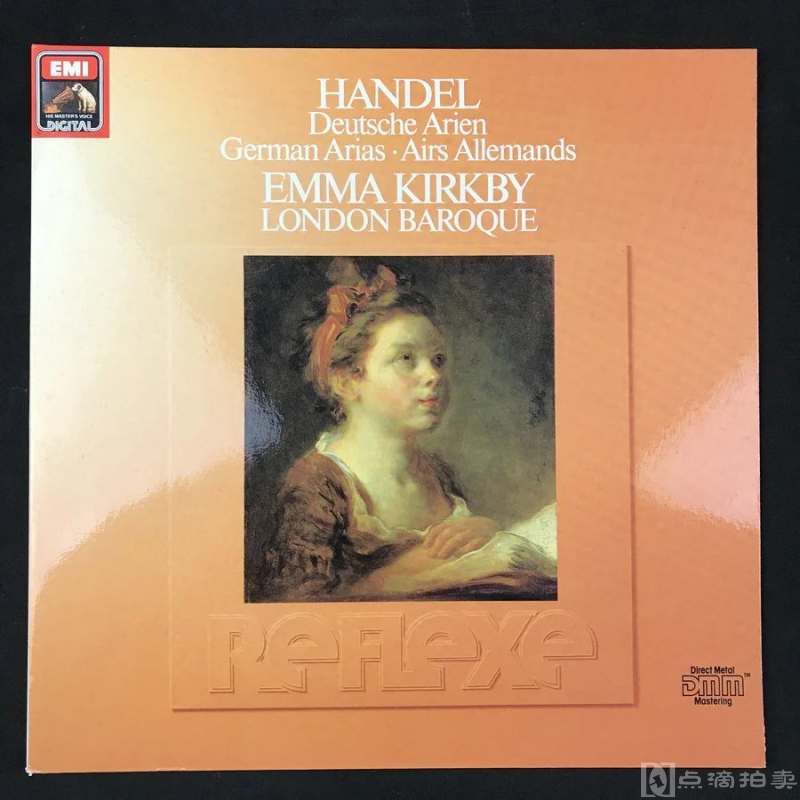 LP黑胶唱片 亨德尔作品演奏 圣歌、奏鸣曲等 女高音：艾玛·柯克比