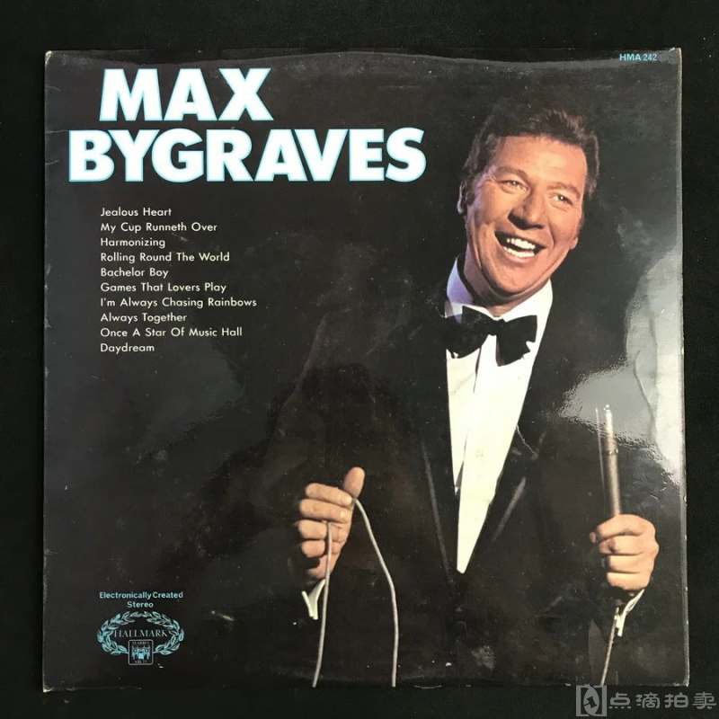 LP黑胶唱片 英国著名歌唱家马克思·拜格瑞伍斯作品集