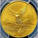 少见原味2015年墨西哥自由女神像鹰洋1盎司金币PCGS评级MS70收藏 